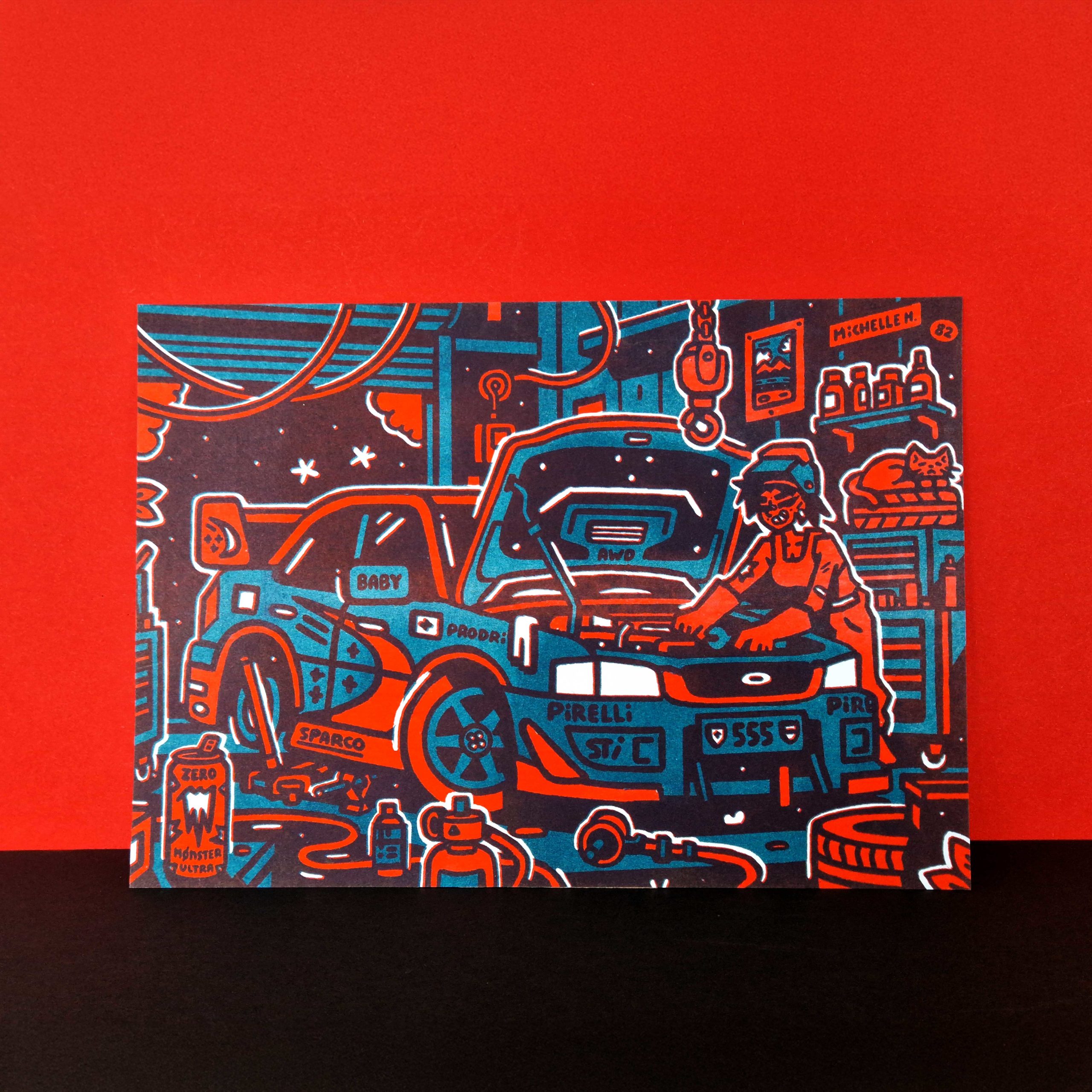 Affiche A4 - Pit Stop